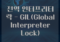 전역 인터프리터 락 - GIL(Global Interpreter Lock)
