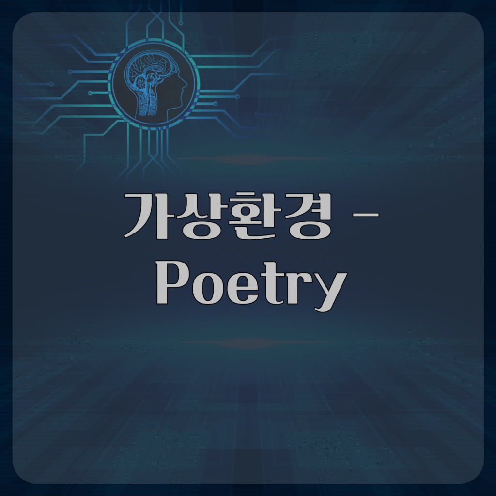 가상환경 - Poetry